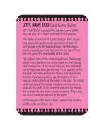 Lets Have Sex Card Game - Image 2
