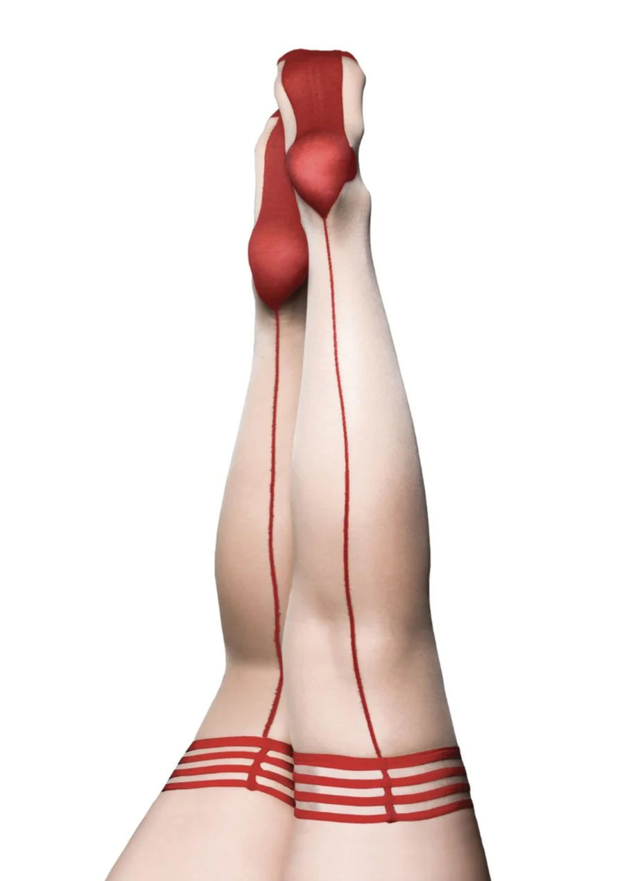 5JYtY6JhBnzWdCZJQu3aM8VIkin5sWMn Whitney -Red Back Seam Thigh High - Size D - Nude - Image 1