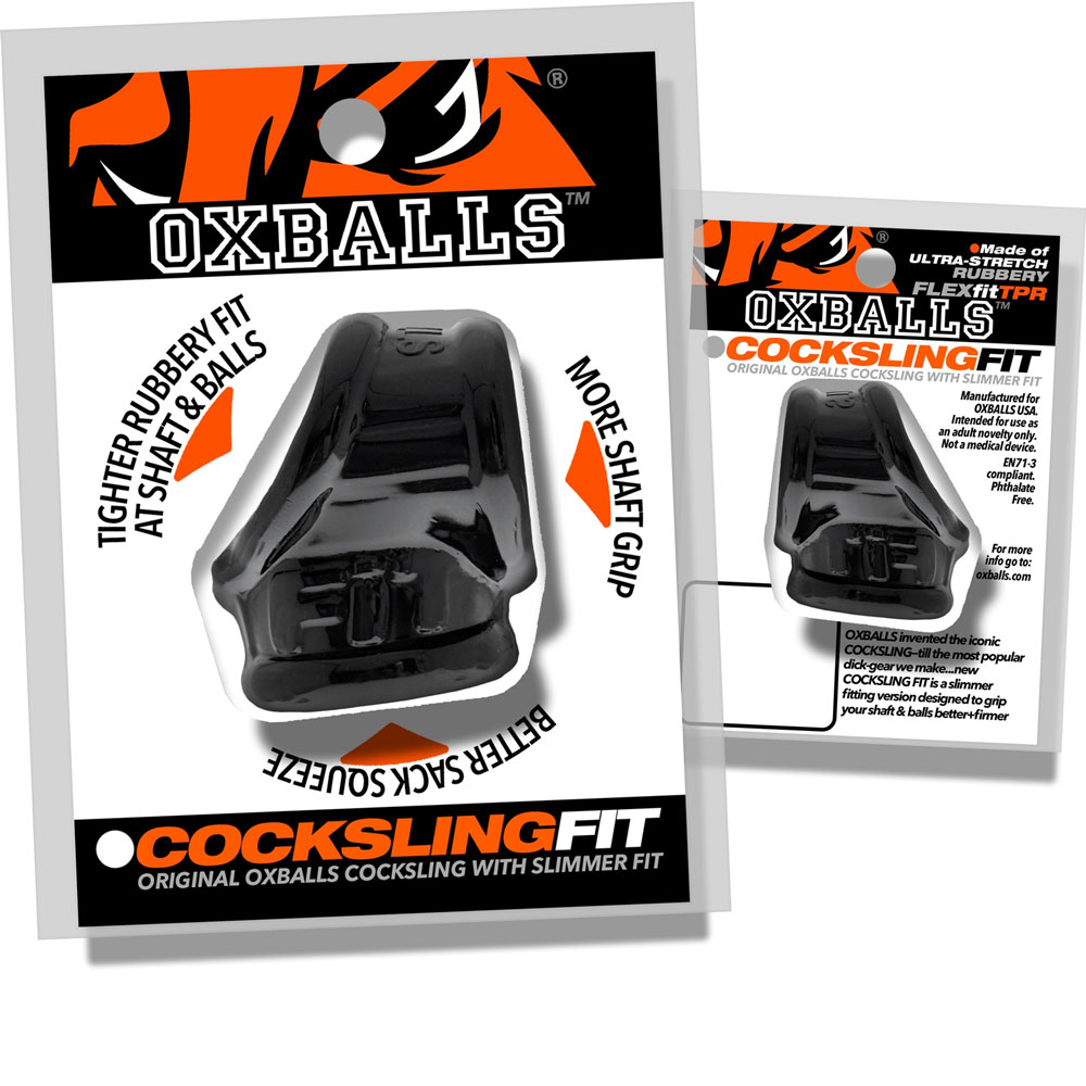 5Jy3btbM Cocksling Fit Sling - Black - Image 1