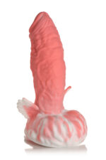 Pegasus Pecker Winged Silicone Dildo - Pink/white - Image 3