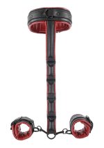 Saffron Neck and Wrist Restraint - Black/red - Image 3