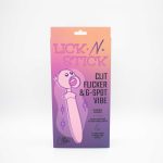 Lick n' Stick Clit Flicker and G-Spot Vibrator - Pink - Image 2