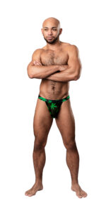 Hazy Dayz Micro Thong - Small/medium - Pot Leaf - Image 3