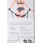 Thigh and Wrist Cuffs - Black