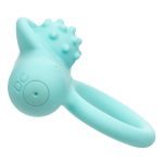 Silicone Rechargeable Nubby Lover's Delight - Blue - Image 5