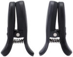 Merci - Vibro Grippers - Wireless Vibrating Nipple Clamps With Rechargeable Case - Black - Image 3