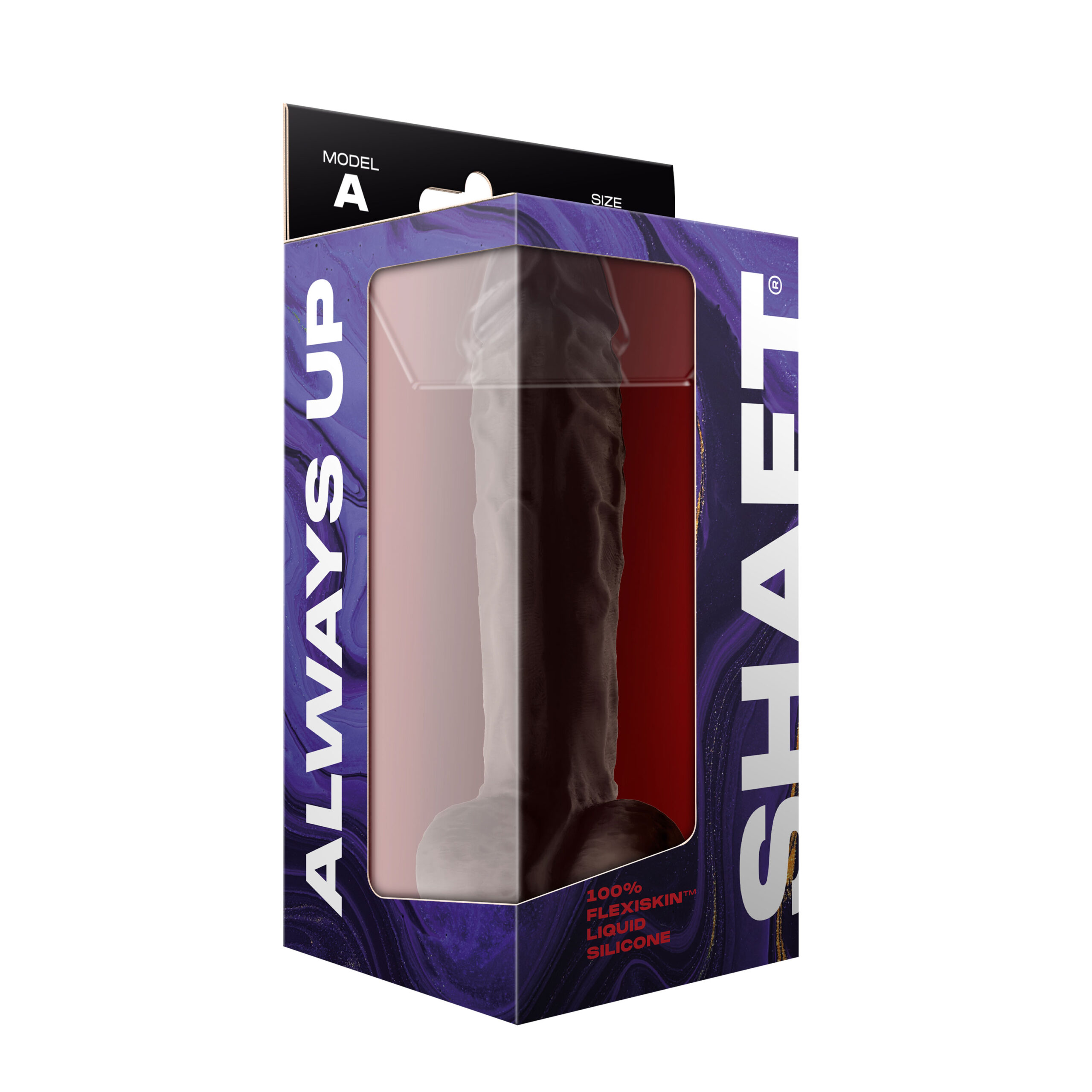 5p2NTvaZsmRql4JmuyjAZjA1sUyHfT0J Shaft - Model a 10.5 Inch Liquid Silicone Dong With Balls - Mahogany - Image 1