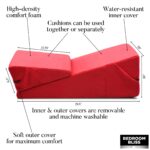 Love Cushion Set Foam Wedge Pillow Set - Red - Image 3