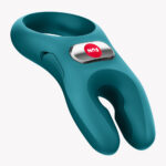 Nōs Classic Vibrating Cock Ring - Bottle Green - Image 4