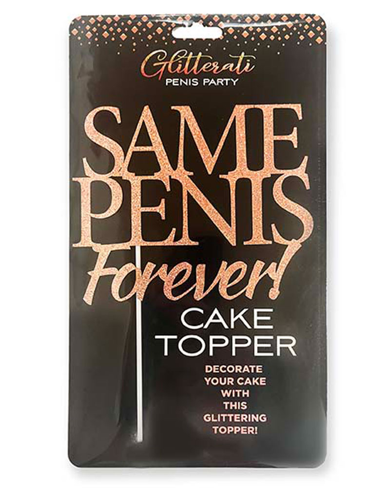 5x9nKYoddhSDZVyPR9l6SqpH0VoL4HAF Glitterati Same Penis Cake Topper - Image 1
