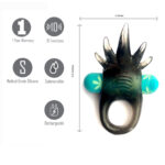 Ziggy Pot Leaf USB Rechargeable Vibrating Erection Enhancer Ring - 420 Series - Image 4