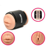 Mistress Double Shot Mouth and Pussy Stroker - Medium - Image 5