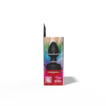 Twila Twirling Smoke Gem Light Up Vibrating Plug With Blk Heart Remote - Image 3