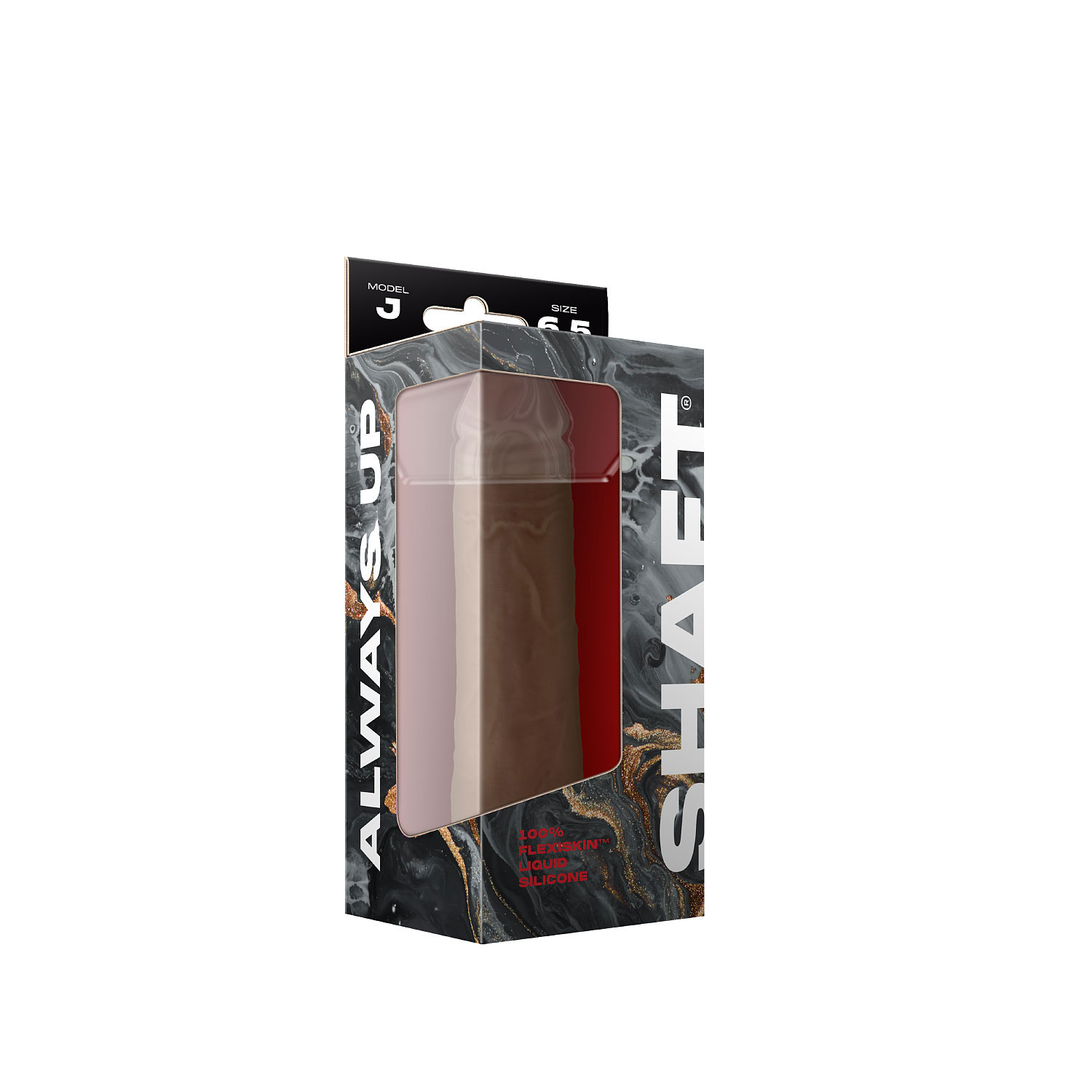 6EeSXL4JRSVOmtg9stw6zwqo3b7ORf9x Shaft - Model J 6.5 Inch Liquid Silicone Dong - Oak - Image 1