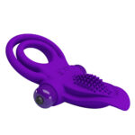 Pretty Love Vibrant Penis Ring - Purple - Image 2
