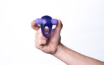 Casey Vibrating Erection Enhancer Ring - Purple - Image 5