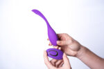 Syrene Remote Control Luxury USB Rechargeable Bullet Vibrator - Purple - Image 6