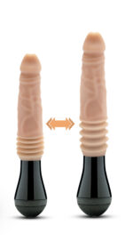 Dr. Skin Silicone - Dr. Knight - Thrusting Gyrating Vibrating Dildo - Beige - Image 8