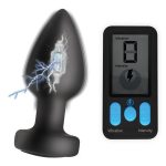 E-Stim and Vibrating Anal Plug - Black - Image 3