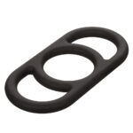 Alpha Liquid Silicone Commander Ring - Black - Image 3
