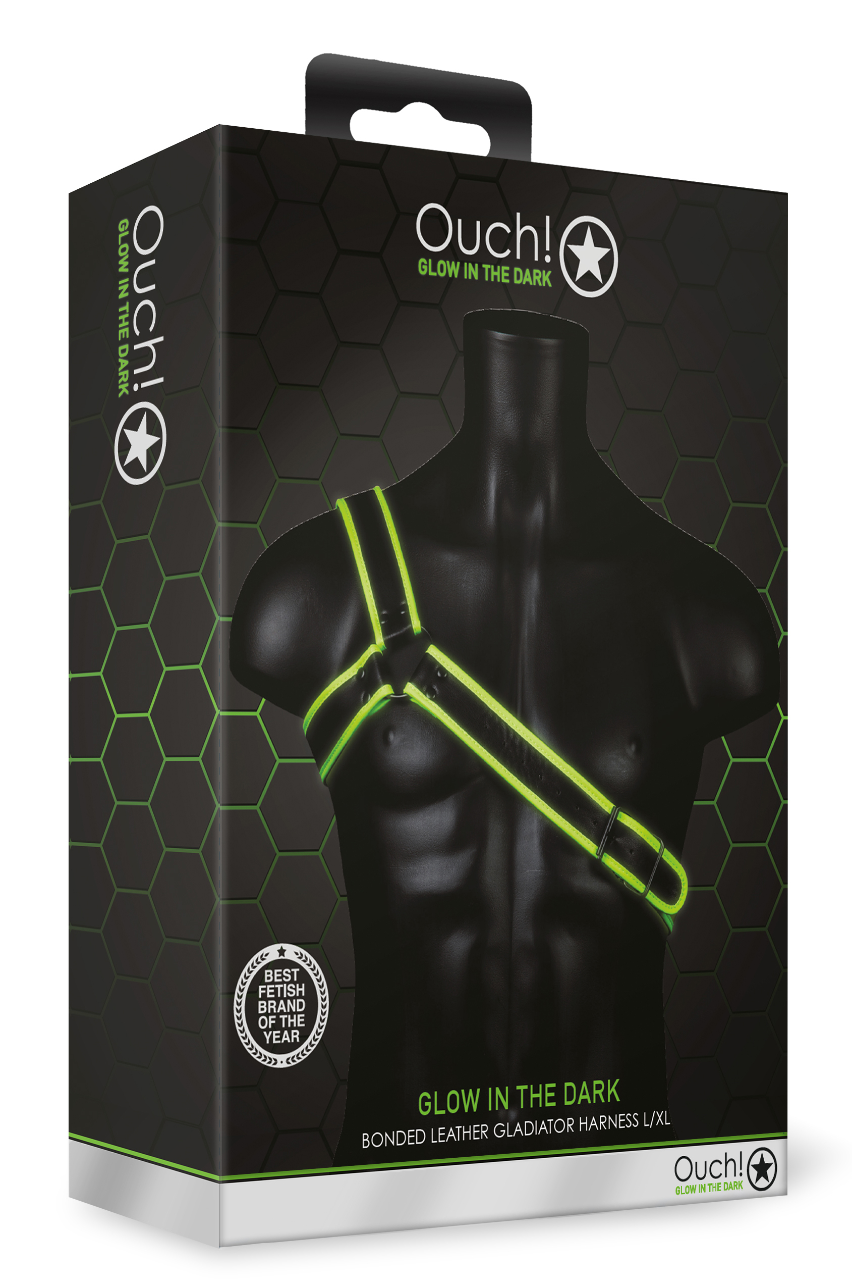 6tbh8015kn53QcT0tbF9pX3SJDTKZCDJ Gladiator Harness - Large/xlarge - Glow in the Dark - Image 1