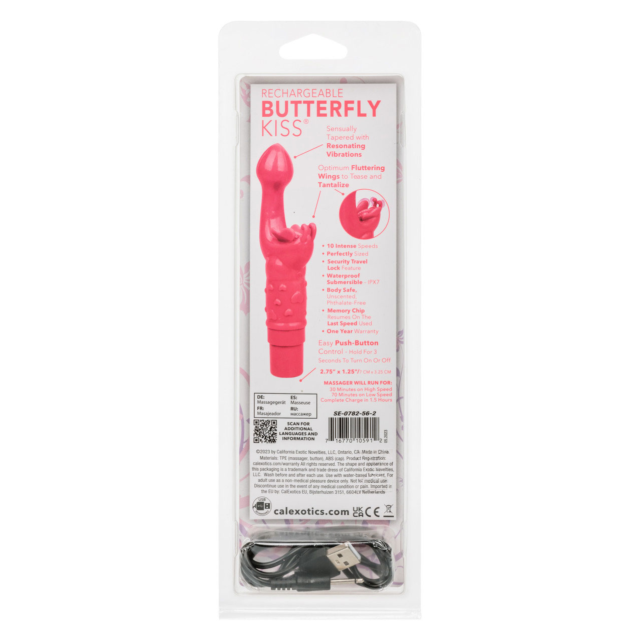 71jdRJqIargVtSJO22JEqgaAiIpbARfq Rechargeable Butterfly Kiss - Pink - Image 1