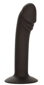 Silicone Curved Anal Stud - Black - Image 5