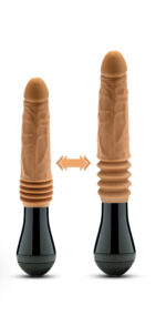Dr. Skin Silicone - Dr. Arthur - Thrusting Gyrating Vibrating Dildo - Tan - Image 3