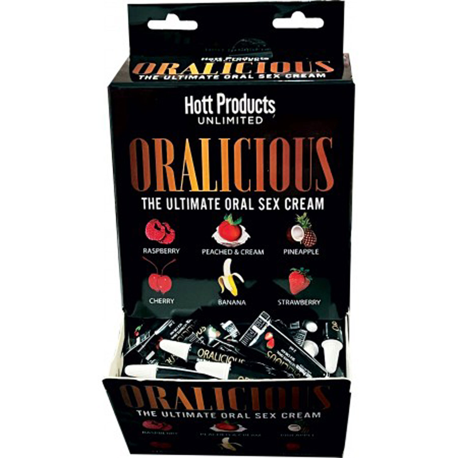 7HAzYkaHWv5gzq3kzxs3TCQOKazmW8KJ Oralicious Flavored Oral Sex Cream 144pc Display - of 2ml Tubes - Image 1