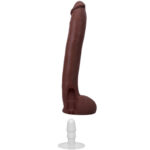 Signature Cocks Hollywood Cash 11" Cock With Removable Vac-U-Lock Suction Cup - Chocolate - Image 3