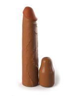 Fantasy X-Tensions Elite 8 Inch Sleeve With 2 Inch Plug - Tan - Image 3