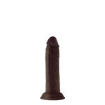 Shaft - Model J 5.5 Inch Liquid Silicone Dong - Mahogany - Image 4