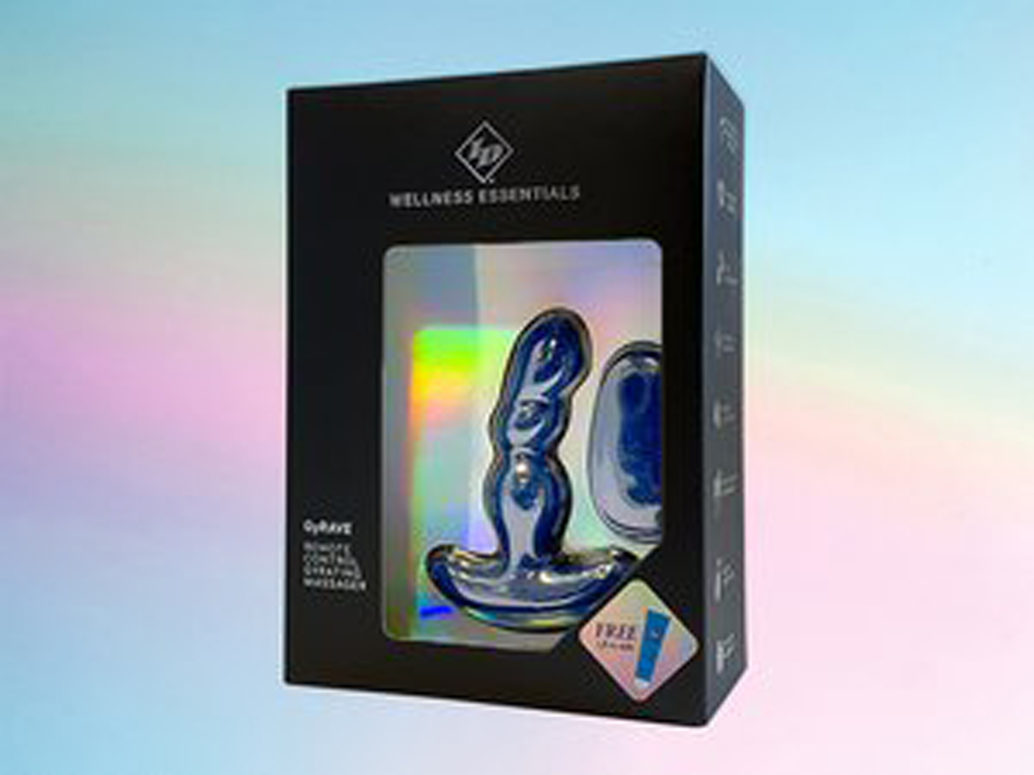 7VLyeLvkIx7qMqomvt16KafkQFLZRx3j Gyrave Remote Control Gyrating Massager - Blue - Image 1