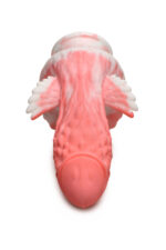 Pegasus Pecker Winged Silicone Dildo - Pink/white - Image 5