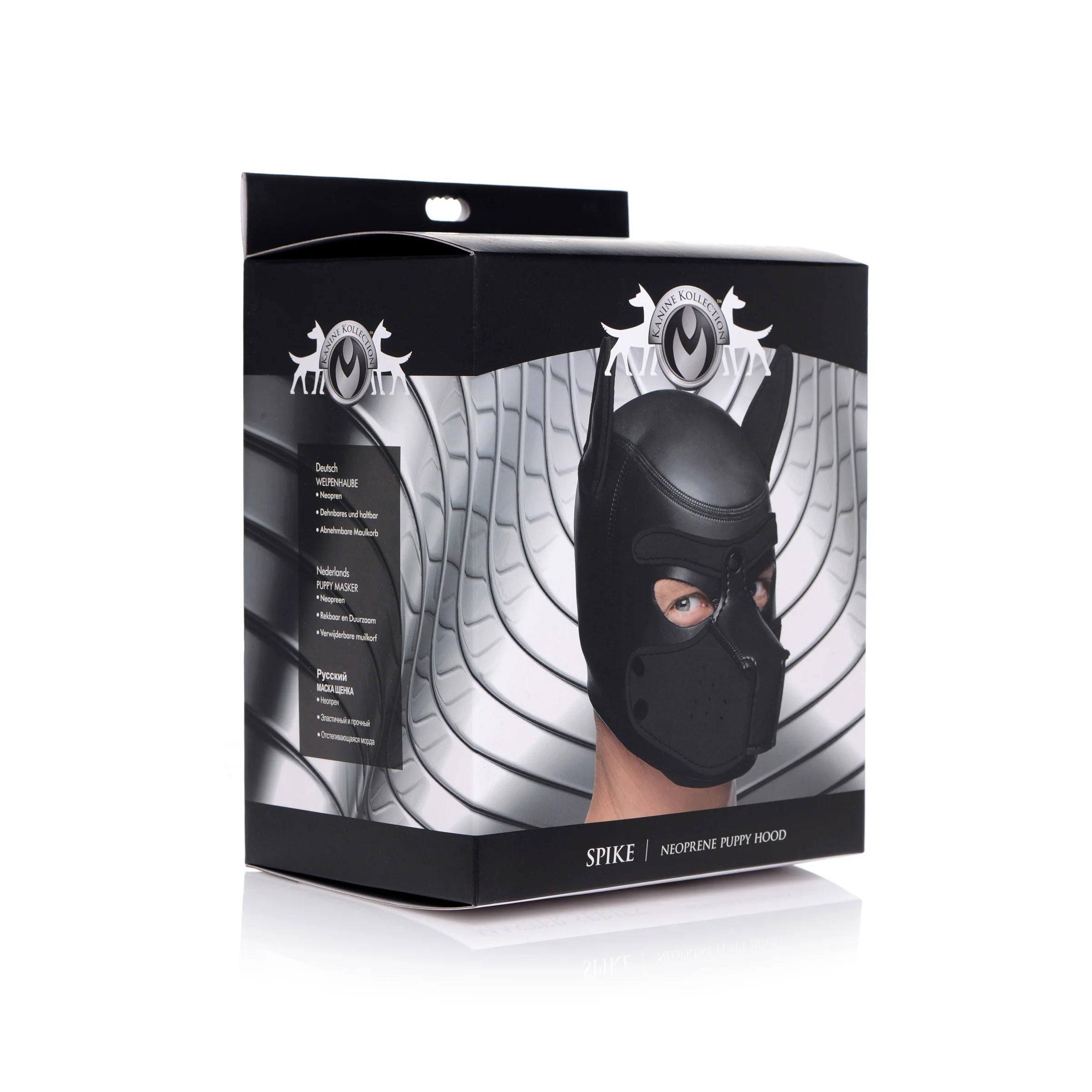 7gmlyFNDj1JRy4Fq1mLcHnwbOOc86Xmq Spike Neoprene Puppy Hood - Black - Image 1