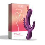 Trilux - App Controlled Rabbit Vibrator - Purple - Image 6