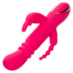 Jack Rabbit Signature Heated Silicone Triple Fantasy Rabbit - Pink - Image 4