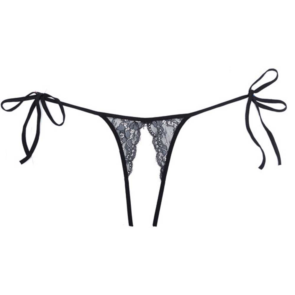 8GfF9uzZ2WUG4zHiyCOXFJfLkb9vT3MZ Adore Sugar Panty - One Size - Black - Image 1