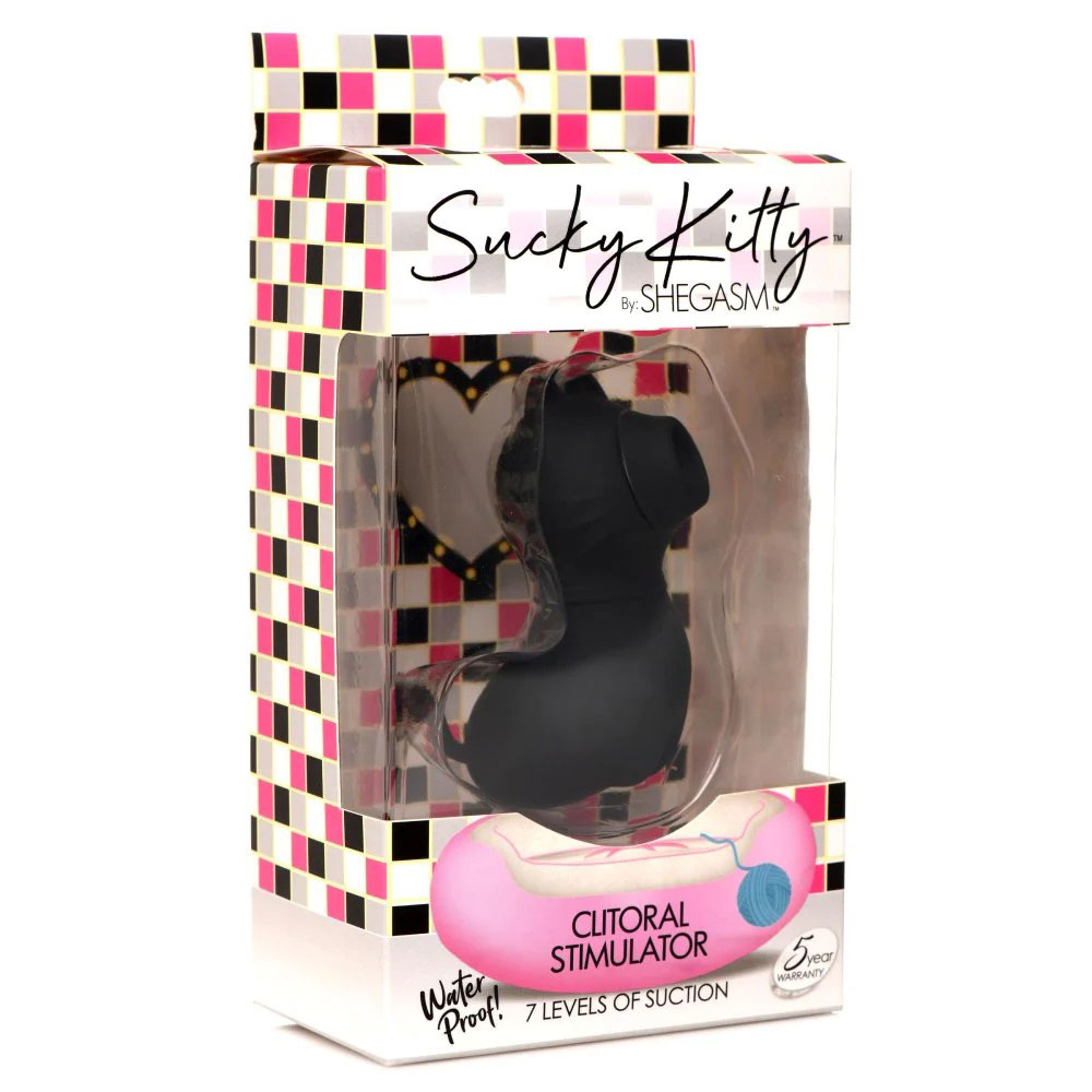 8RIj4b0aSDoqy20gI6T1Q4f2vmvRtghF Sucky Kitty 7x Clitoral Stimulator - Black - Image 1