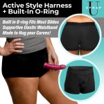 Mod Active Style Harness and Built in O Ring - 2 XL - Black - Image 5