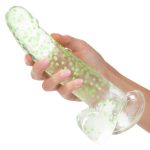 Naughty Bits I Leaf Dick Glow-in-the-Dark Weed Leaf Dildo - Glow in the Dark - Image 8