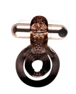 Jayden Vibrating Erection Enhancer Ring - Rose Gold - Image 3