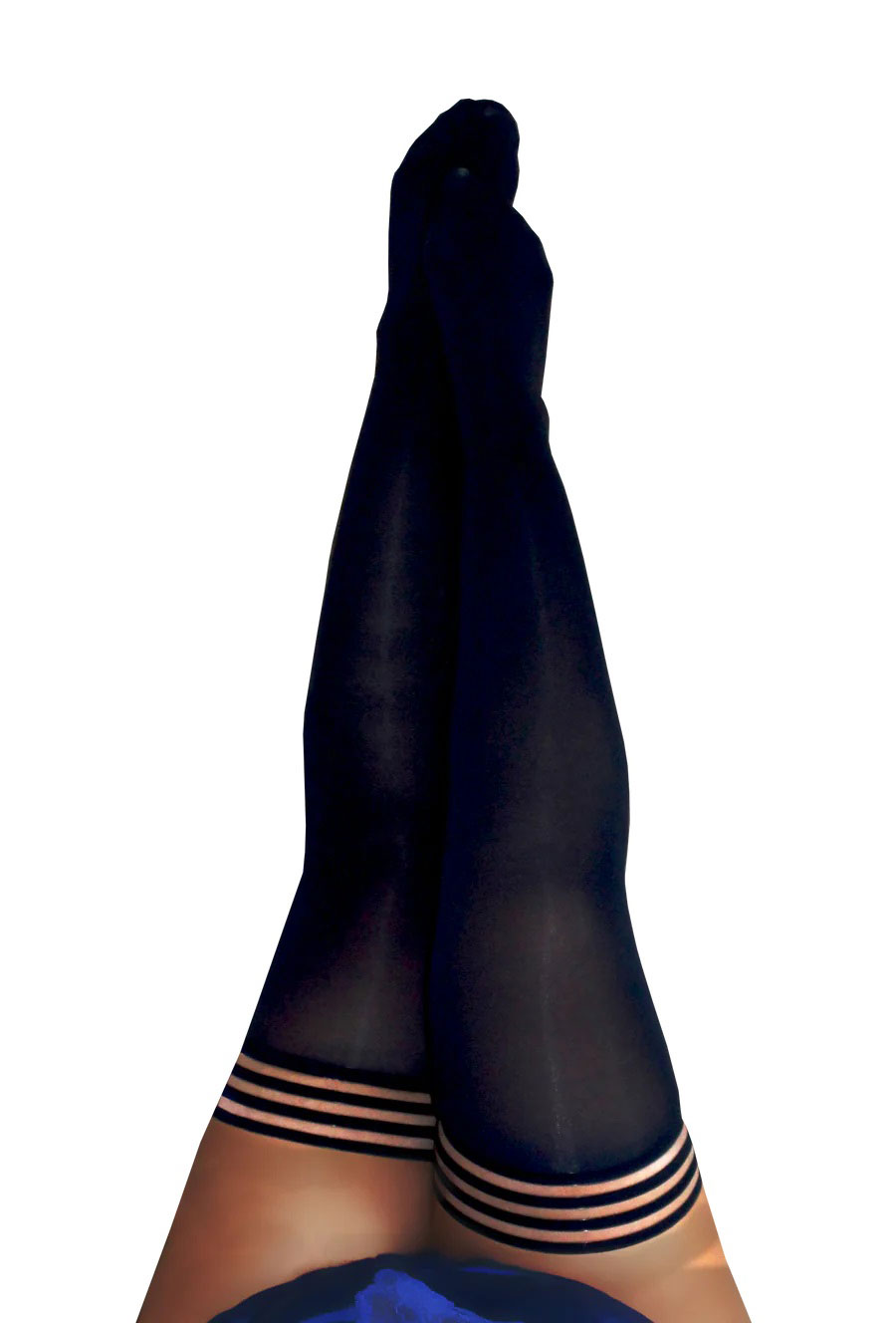 9OGzdyocSezZdVecbGoXCWQWIOTZIdSV Danielle - Black Opaque Thigh High - Size D - Black - Image 1