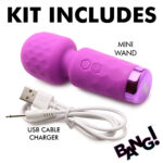 10x Mini Silicone Wand - Purple - Image 4