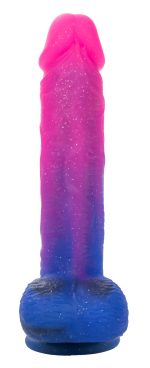 Naughty Bits Ombre Hombre XL Vibrating Dildo - - Pink/purple - Image 9