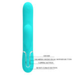 Perdita Twinkled Tenderness Vibrator - Turquoise - Image 7