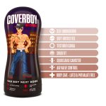 Coverboy - Bad Boy Next Door - Self Lubricating Stroker - Beige - Image 7