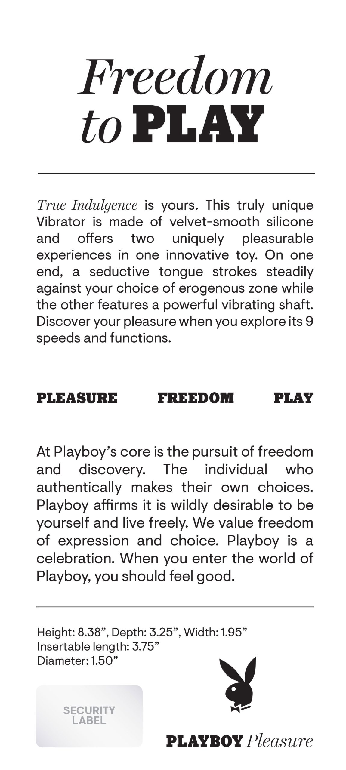 A2d5WCqRMjPl9L7RkXQpdyShbl0fTB5P Playboy Pleasure - True Indulgence - Vibrator - Deep Teal - Image 1