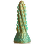 Stegosaurus Spiky Reptile Silicone Dildo - Green - Image 3