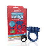 Screaming O Remote Controlled Switch Vibrating Ring - Blue - Image 5